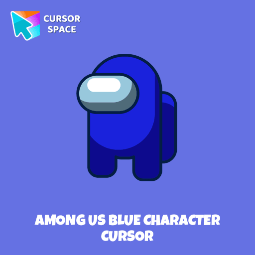 Among Us Blue Character cursor pointer cursor
